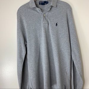 Polo Ralph Lauren men’s pull over grey black pony